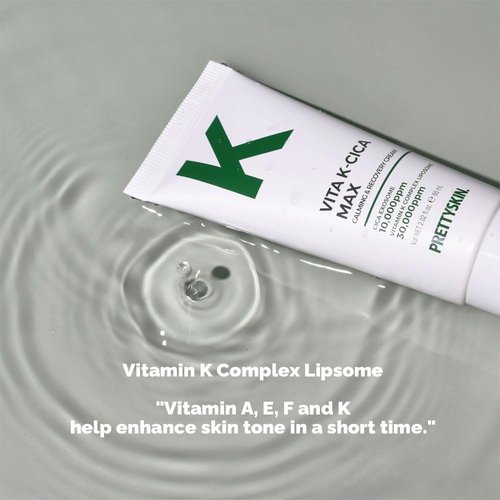 PRETTYSKIN Cica Exosome Soothing Cream with 75% Centella Asiatica Extract, Vitamin K Complex, and Hyaluronic Acid – Gentle Hydration for Sensitive Skin (2.02 fl.oz / 60ml)