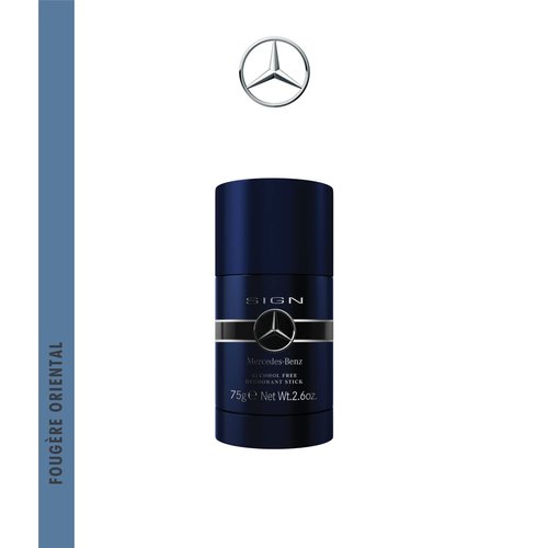 Mercedes-Benz Sign - Stick Deodorant for Men - Mens Deodorant Stick - Tonka Bean, Patchouli Fragrances - Alcohol Free Deodorant for Men - 2.6 oz