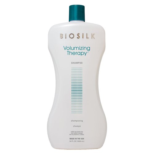 BioSilk Volumizing Therapy Shampoo, Gently Cleanses, Moisturizes & Builds Hair Body & Shine, Sulfate, Paraben & Cruelty-Free, 34 Oz