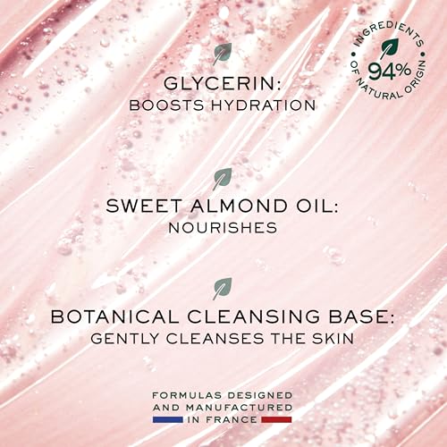 Nuxe Very Rose Soothing Shower Gel. Gentle Body Wash for All Skin Types, Delicately Scented with Rose Floral Water, 25.3 Fl Oz