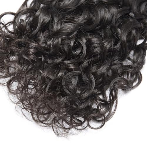 30 32 34 inch #1B Water Wave Bundles Natural Black Color Water Wave Human Hair Bundles Wet and Wavy Human Hair Bundle