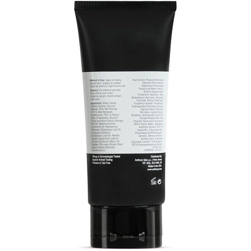 Anthony After Shave Balm for Men, Cooling & Hydrating Lotion with Vitamins A, C & E, Aloe Vera & Botanical Extracts, 3 fl oz, Aftershave Soothes, Moisturizes & Nourishes Skin, Reduces Razor Burn