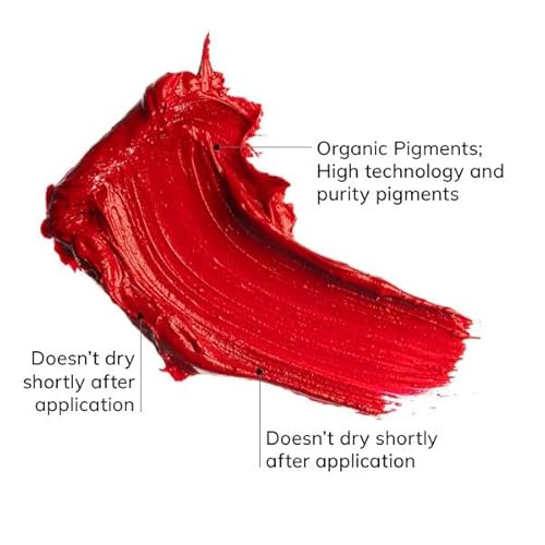 FARMASi Make Up Matte Liquid Lipstick, Long-Lasting and Ultra-comfortable, High-Impact, Lightweight, Organic, Pure Pigments 0.14 fl.oz (Brave)