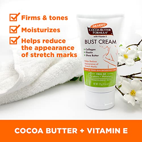 Palmer's Cocoa Butter Formula New Moms Skin Recovery Postpartum Essentials, Body Lotion (8.5 oz) + Nursing Butter (1.1 oz) + Bust Cream (4.4 oz) + Skin Therapy Oil (2 oz), Dermatologist Approved