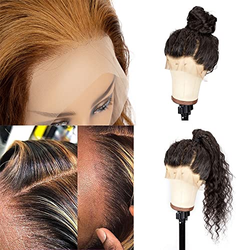 originea Balayage FB30 Body Wave Highlight 13x4 Transparent HD Lace Front Human Hair Wigs for Black Women 10A Brazilian Remy Hair Ombre Highlights Lace Frontal Wigs