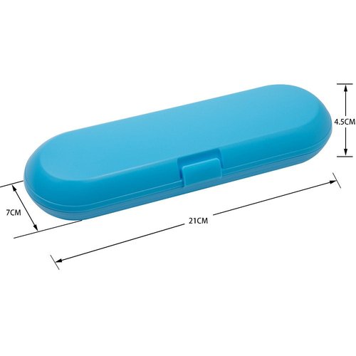 Nincha Plastic Electric Toothbrush Travel Case for Oral-B Pro Series, Blue