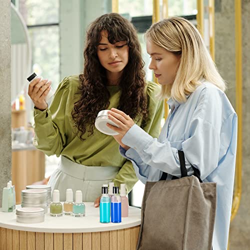 Roshtia 100 Pcs 3.4 oz Travel Bottles for Toiletries Clear Plastic Travel Size Containers Leak Proof Empty Refillable Liquid Containers Squeezable for Lotion Face Cream Shampoo Essential Oil (Black)
