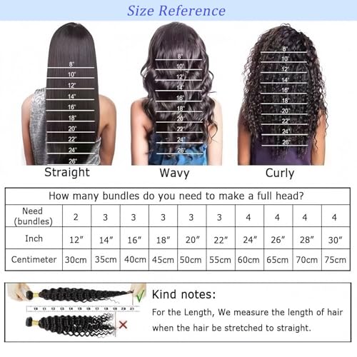 14 Inch Water Wave Bundles 12A Water Wave One Bundles Human Hair 100% Brazilian Unprocessed Remy Single Curly Wet And Wavy Bundles Human Hair Natural Color