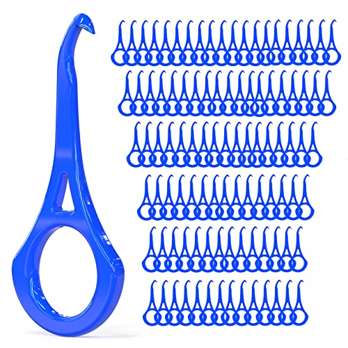 ARGOMAX - Aligner Removal Tool, 100 Retainer Remover Tool, Invisible Braces Removal Tools, Suitable for Removing Braces, Trays, Retainers, Dentures and Aligners(Blue).
