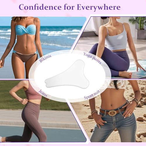 Camel Toe Concealer,Reusable Seamless Camel Toe Underwear,Invisible Frontal Wedgie Cover,Anti Cover Silicone Insert