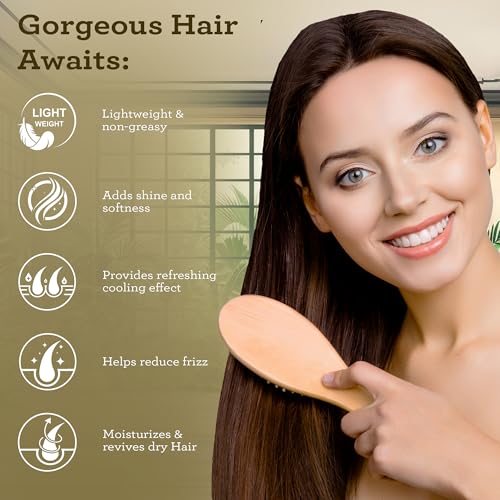 GuruNanda Rosemary Mint for Hair Growth with Keratin & Vitamin E Oil - Encourages Scalp, Shine & Hair Strengthening- 100% Natural, Cruelty-Free, 2oz