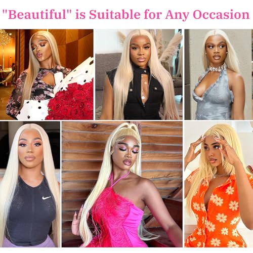 26Inch 613 Lace Front Wig Human Hair 180 Density 13x6 Lace Front Wigs Human Hiar For Women Pre Plucked With Baby Hair