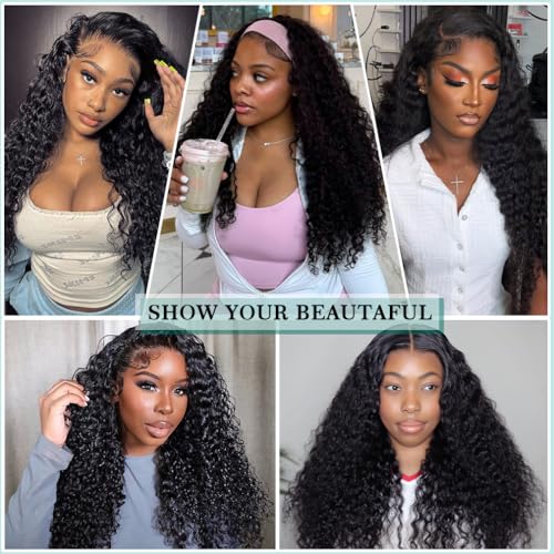 Water Wave Human Hair Bundles 22 24 26 Inch Virgin Brazilian Water Wave Curly Bundles 12A Wet And Wavy Bundles Human Hair Deep Water Wave Bundles Human Hair Extensions,315g