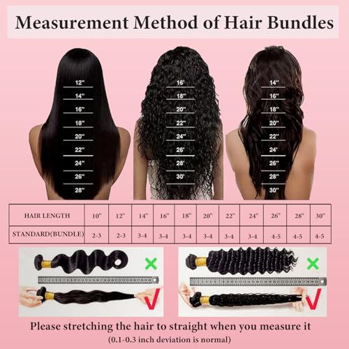 12A Human Hair Bundles with Closure Body Wave Bundles 20 22 24+18 Inch 5X5 HD Lace Closure Human Hair 100% Brazilian Virgin Hair Extensions 3 Bundles Deals Hair Quick Weave Bundle for Women