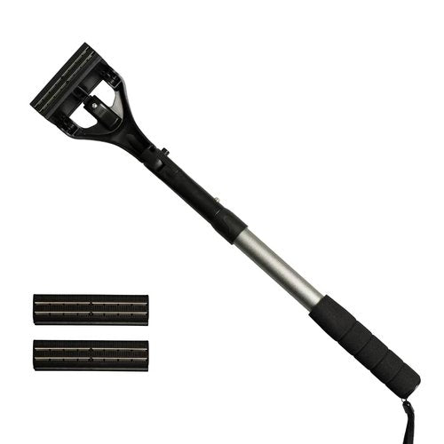 EASACE Back Hair Shaver for Men, DIY Body Grooming, Safety Blade, Extension Handle, Wet & Dry Use