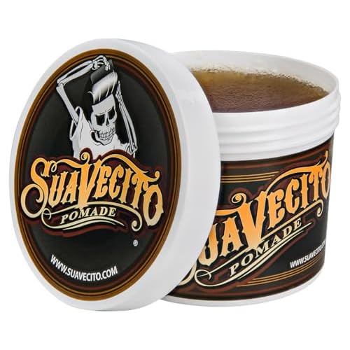Suavecito Pomade For Men - Medium Hold Shine Water Based oz Pack Wax Like Flake All Day Hair Free Gel Hairstyles Easy To Wash Out