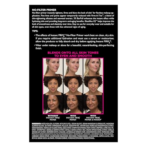 Peter Thomas Roth | Instant FIRMx¢ç No-Filter Primer, Instant Skin Tightener, Skin Firmer, Makeup Primer For Face, Blurring Face Primer
