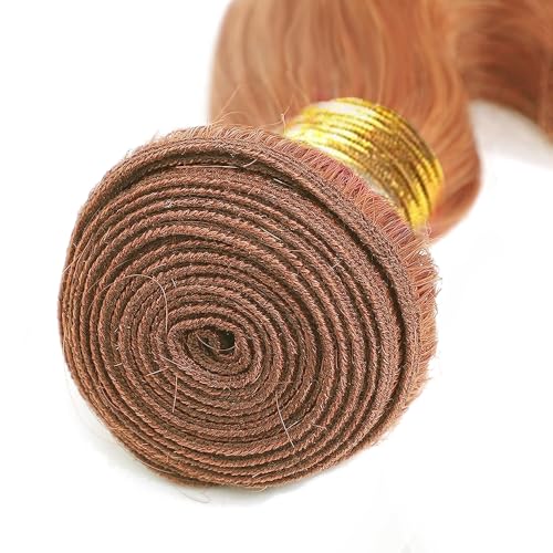 Brown Bundles Human Hair #30 Body Wave Bundles 12 14 16 inch Light Brown Body Wave Human Hair Bundle 150g