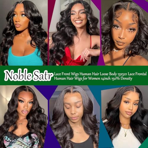 Lace Front Wigs Human Hair Loose Body 13x5x1 Lace Frontal Wigs for Women 26inch 150% Density Glueless Brazilian Body Wave Real Human Hair Wig with Baby Hair Pre Plucked