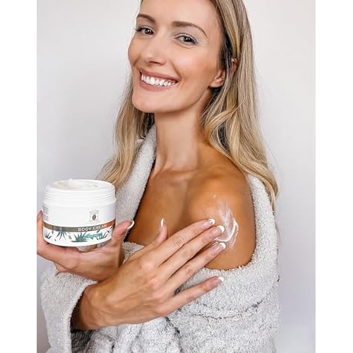 Body Cream with Olive Oil & Aloe Vera - Deep Hydration and Nourishment, 7.05 fl. oz