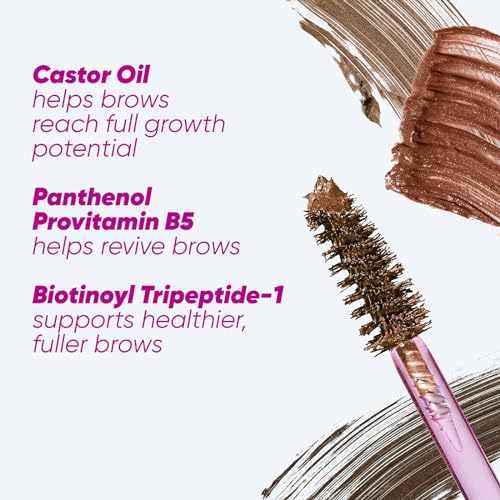 Kosas Air Brow Tinted Gel with Clean, Vegan Ingredients for Fluffy, Full and Healthy Brows, Longwear (Soft Brown)