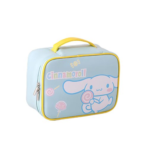 Makeup Bag – Cinnamoroll Makeup Organizer, Travel Toiletry Bag for Women & Girls | Cute Cosmetic Bag, Train Case for, Travel Bag, Toiletry Bag for Women, Make up Storage (Blue Cinamoro)
