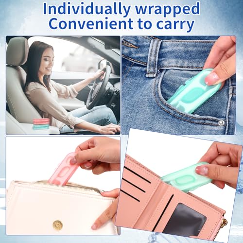 200pcs Dental Floss Picks for Travel - Twin-Line Flossers with 20 pcs Travel Case for Adults Teeth Cleaning, Portable Sealed Storage for Travel, Office, Home Use