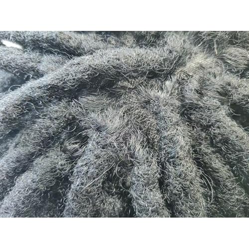 Afro Toupee for Black Braids Hair Pieces Curly Wave 8X10 Lace Base African American Mens Toupee Real Human Hair Piece Mens Wig Hair System (Afro Dreadlock)