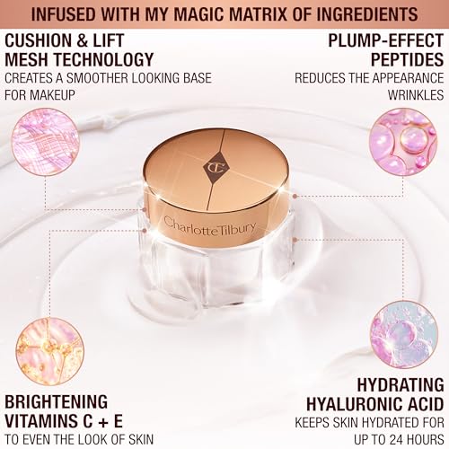Charlotte Tilbury Immediate Skin Revival Mini Skin Care Set - Travel Size Skincare Kit with Glow Toner, Magic Serum & Magic Cream for a Healthy, Radiant Glow