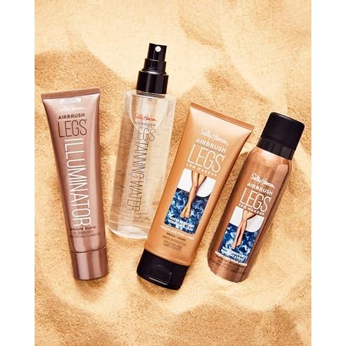 Sally Hansen Airbrush Legs¢ç Illuminator¢â, Leg Makeup, Golden Glow, Easy Application, Flawless Looking Legs, Rollerball Applicator
