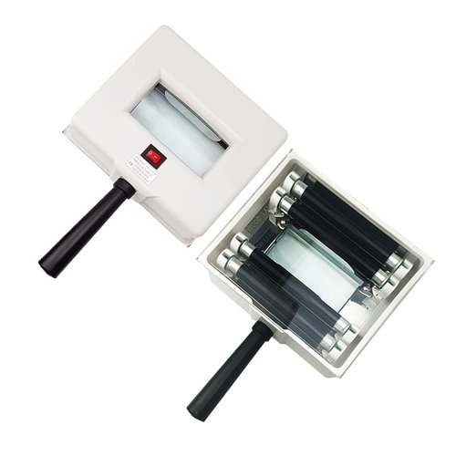 Eagou Diary Woods Lamp Skin Analyzer,Magnifying Handle Woods-Lamp,UV Light for Facial Skin Analyze Facial Detector with Black Shade Cloth