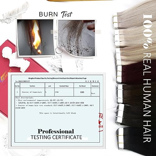 Moresoo Tape in Hair Extensions Brown Human Hair Tape in Extensions Balayage Brown and Blonde Long Thick Glue in Extensions Straight Silky Human Hair 40Pcs 100g 24 Inch