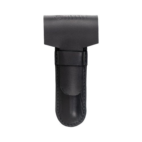 MERKUR Leather Razor Case - Black Cowhide, Fits All MERKUR Razors Except 24001, Up to 110 mm