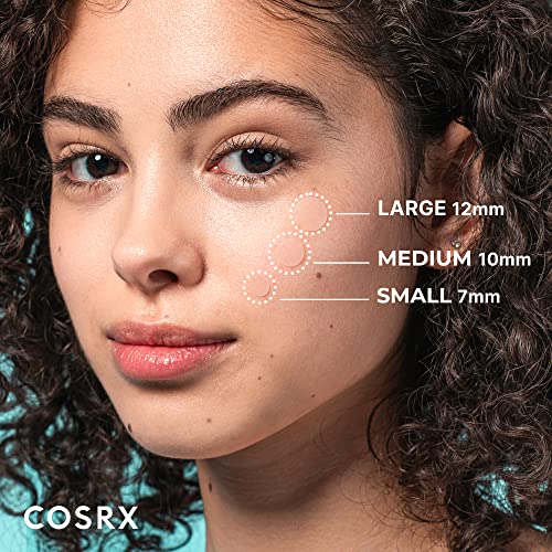 COSRX Acne Pimple Patch Absorbing Hydrocolloid Original 3 Size Patches for Blemishes and Zits Cover, Spot Stickers for Face and Body, Stocking Stuffers, Holiday Gifts, Gifts For Women (72)