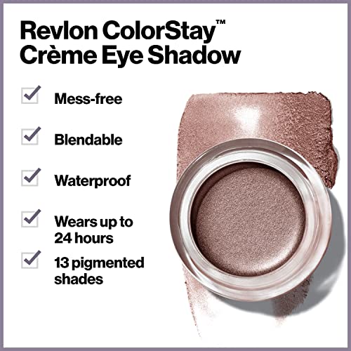 REVLON Colorstay Creme Eye Shadow - 730 Praline for Women - 0.18 Oz Eye Shadow, 0.18 Oz
