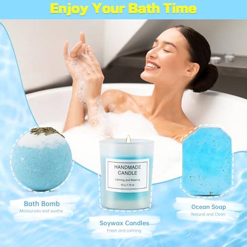 Birthday Gifts for Women Best Friends: Relaxation Spa Sets, Get Well Soon Basket, Friendship Self Care Package, Mothers Day Gifts for Mom - Wife - Grandma - Sister - Coworker - Secretary