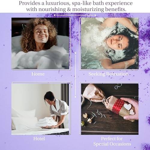 Grass Roots Bath Oil Beads Set of 36 - Lavender & Chamomile Scented Bath Beads - Essential Oil Soaked Pearls to Gently Nourish & Soften Skin - Luxurious Bath Experience