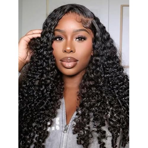 Wiggins Burmese Curly Bundles Human Hair 16 18 20 Deep Curly Human Hair 3 Bundles Water Wave Unprocessed Weft Extensions For Black Women Natural Black