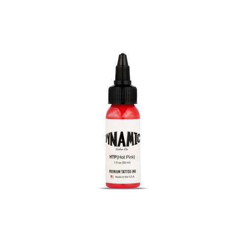 Dynamic Color Co. - Hot Pink Color Tattoo Ink, Long Lasting Vivid Color, Sterilized, Made in USA, Since 1990 (1 oz Bottle)