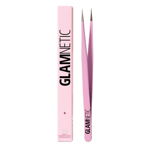Glamnetic Nail Decal Tweezers | Dual-Ended Nail Art Tool, Precision Tip & Silicone | Easy, Mess-Free Applicator Manicures & Press-On Nails