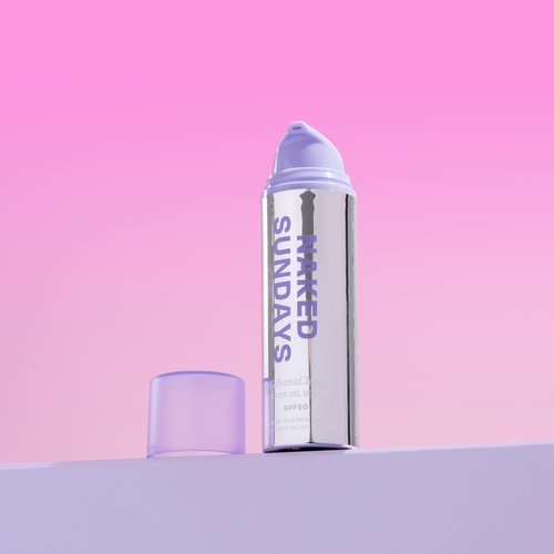 Naked Sundays CabanaClear SPF 50 Water Gel Serum - Invisible Daily Lightweight & Hydrating Sunscreen with Hyaluronic Acid, Broad Spectrum, Oil-Free, Silicone Free, Fragrance-Free for All Skin Types