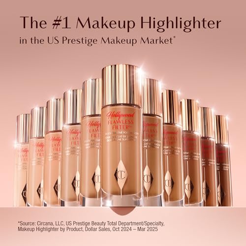 Charlotte Tilbury Hollywood Flawless?Filter - Multi?Use Makeup Primer, Complexion Booster & Illuminating Liquid Highlighter with Sheer Coverage - Smooths & Blurs Skin