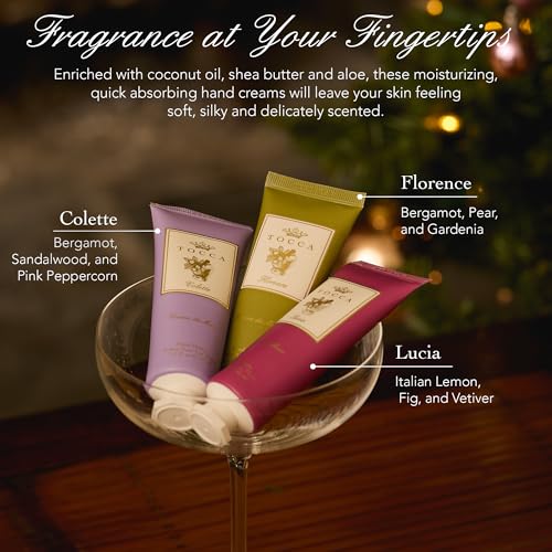 Tocca Wonders Collection Crema Veloce Mini Hand Cream Gift Set ($36 Value) - Includes Florence, Colette, Lucia, 45 ml Each