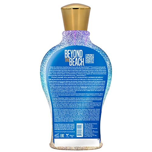 Devoted Creations Beyond the Beach - Intensely Dark Highly Concentrated Vivid Bronzer Barrier Strengthening Plant Based Silicones Boosts Cellular Energy & Luminosity - 12.25 oz.
