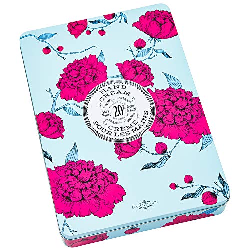 La Chatelaine Deluxe Hand Cream Gift Set Tin | Mothers Day Gift Ideas | Mom Gifts | Oprah's Favorite Things | 20% Organic Shea Butter Formula | Made in France | Natural and Organic Lotion (12 x 1 oz)