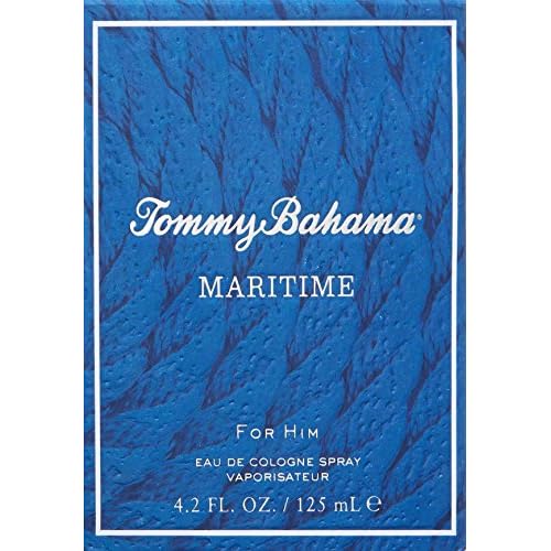Tommy Bahama Maritime Eau de Cologne for Men, Notes of Bergamot, Jasmine, & Sandalwood, Fresh & Warm Scent