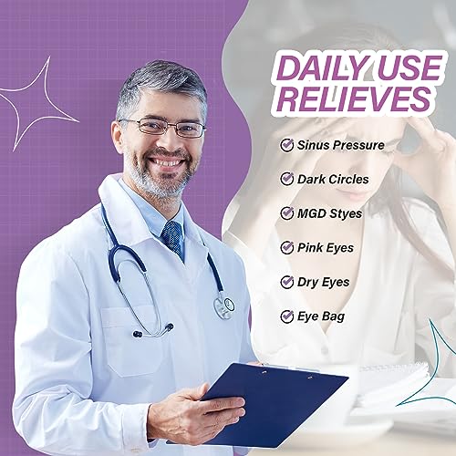 ProCIV 16 Packs Steam Eye Masks for Dry Eyes Self Heated Eye Mask Disposable Sleep Mask Soothing Headache Relief Dry,Hot Warm Compress for Stress Relief Relief Eye Fatigue, Spa Gifts
