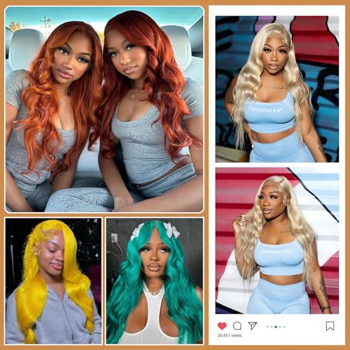 613 Blonde Bundles Human Hair Body Wave 16 16 16 inch 100% Unprocessed Virgin Hair Extensions 12A Quick Weave Bundles Human Hair