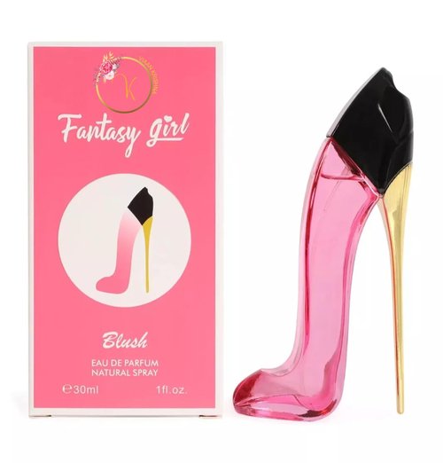 Viaan Krishna Fantasy Girl Mini High Heel Perfume Gift Set for Women (1oz/30ml x 4pcs) Pink Rose, Blush, Perfect, & Ambition (Pack of 4)- Eau De Parfum