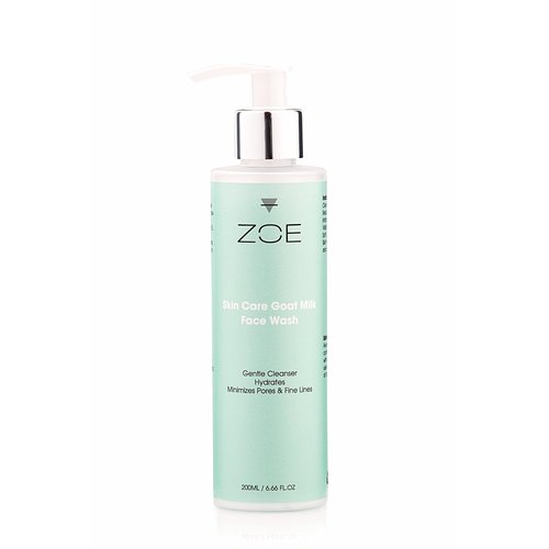 ZOE Skincare Organic Goat Milk Gentle Face Wash – Natural Hydrating Cleanser for Sensitive & Dry Skin – With Organic Aloe & Vitamin E – Paraben & Sulfate Free – Daily Cleanser for Women & Men